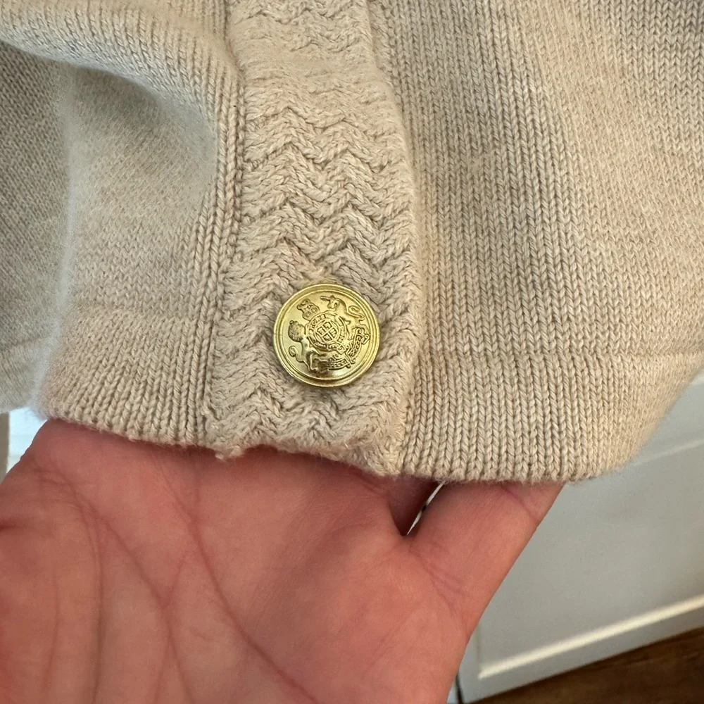 J. Crew Factory Cotton Cardigan Sweater Lady Jacket - Picture 6 of 7